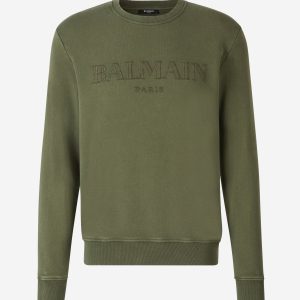 Sudadera Sin Capucha Logo Algodón