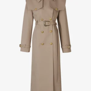 Gabardina Maxi Algodón