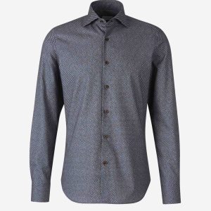 Camisa Geométrica  Algodón