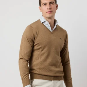 Jersey merino blend pico camel