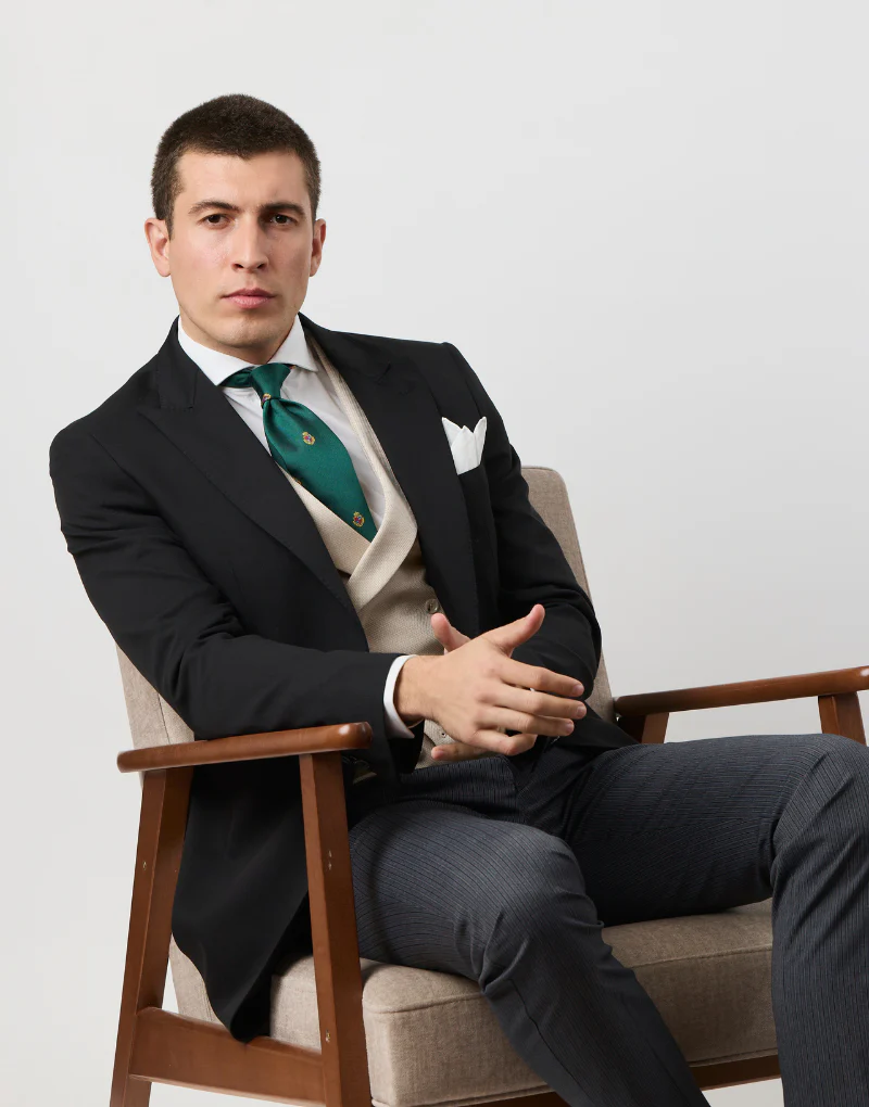 Chaqué clasic negro. - Imagen 6