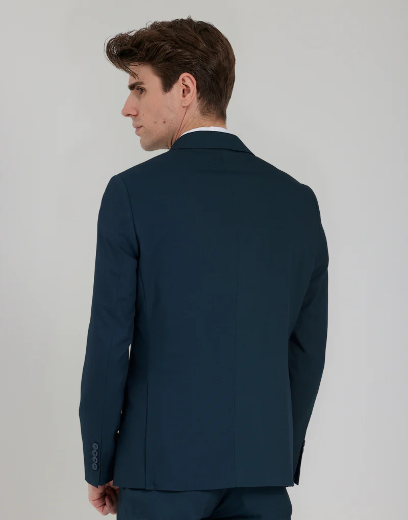 Traje ojo de perdiz verde botella - Imagen 7