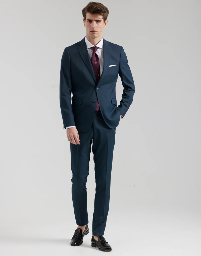 Traje ojo de perdiz verde botella - Imagen 3