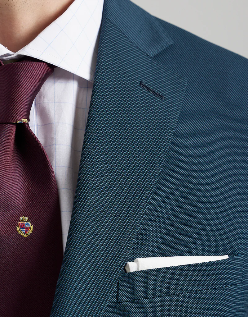 Traje ojo de perdiz verde botella - Imagen 5