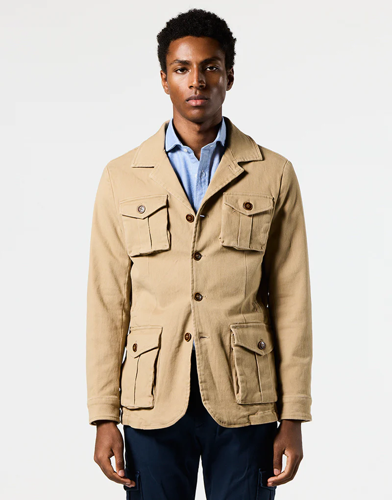 Sahariana solapa beige