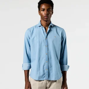 Camisa italia denim azul