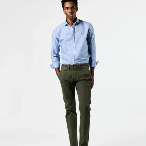 Pantalón sport estructura una pinza verde