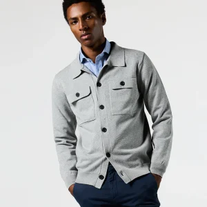 Sobrecamisa punto gris