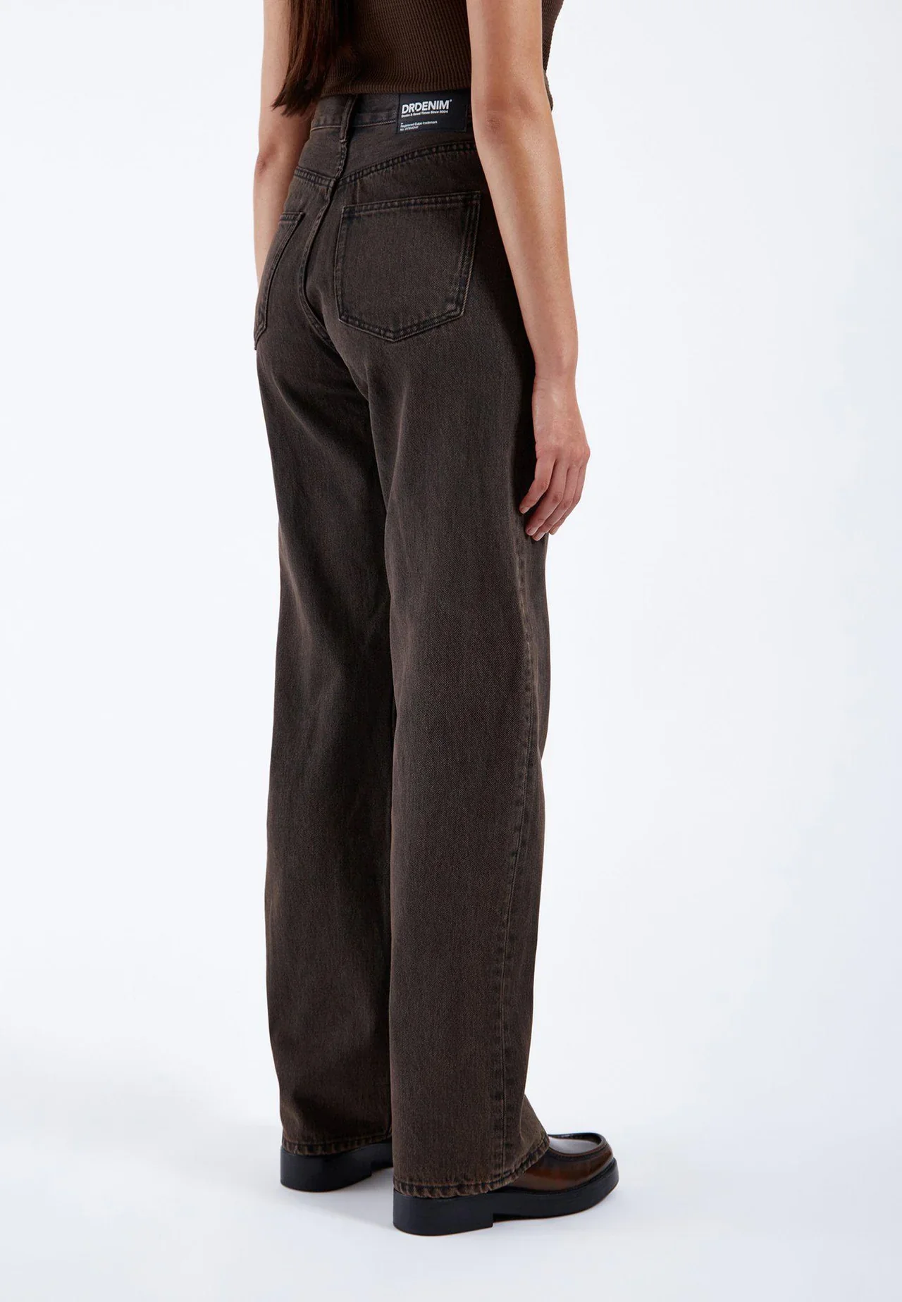 Vaqueros rectos Echo - Tar Jet Brown - Imagen 4