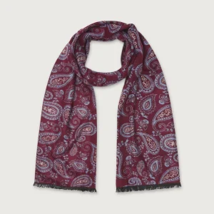 The Scarf Paisley Granate