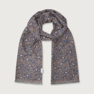 The Scarf Hojas Marron y Marino