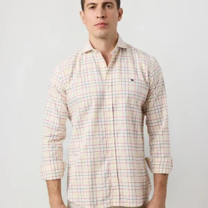 Camisa Italia cuadros harrys multicolor amarillo