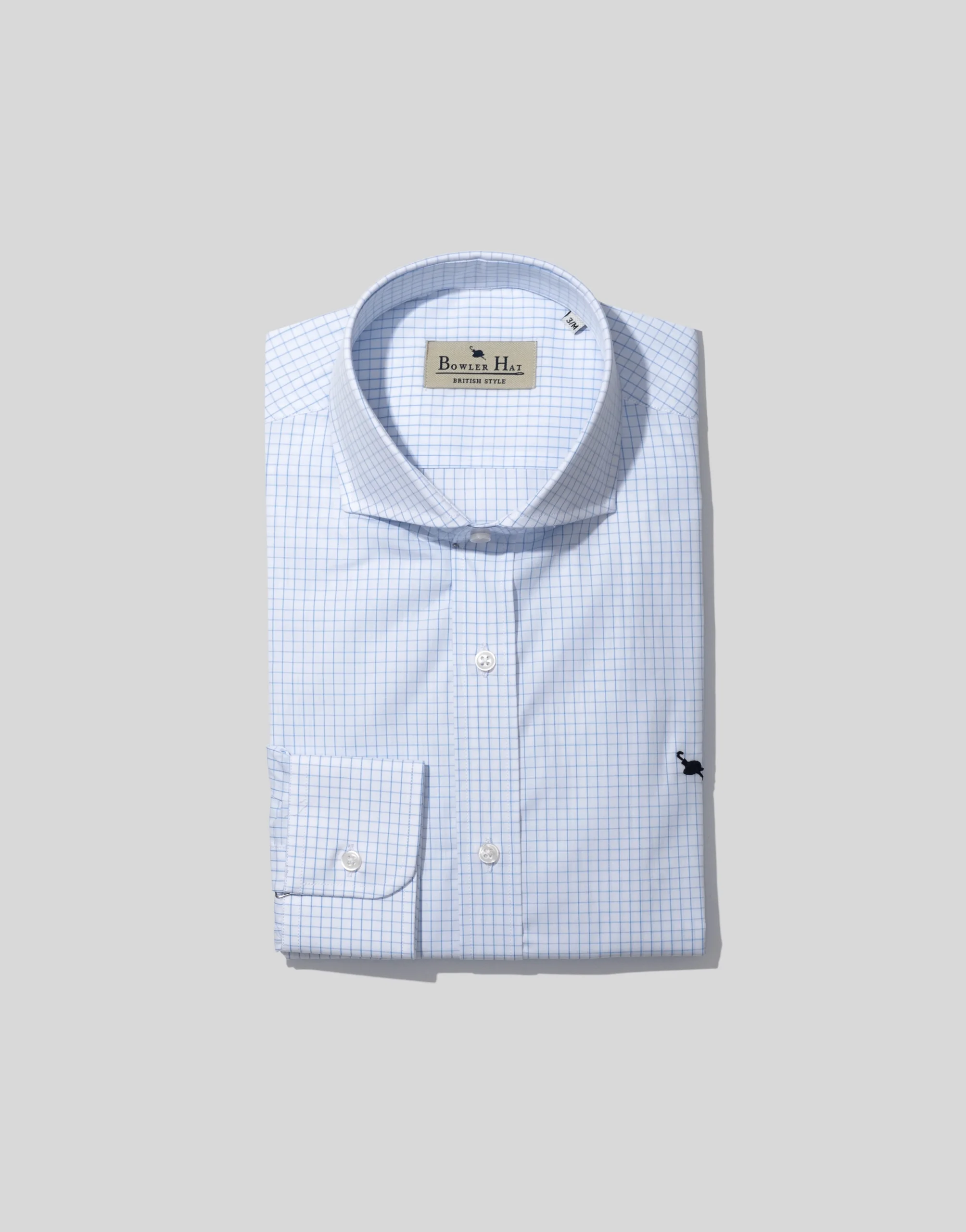 Camisa cuadrito azul - Imagen 8