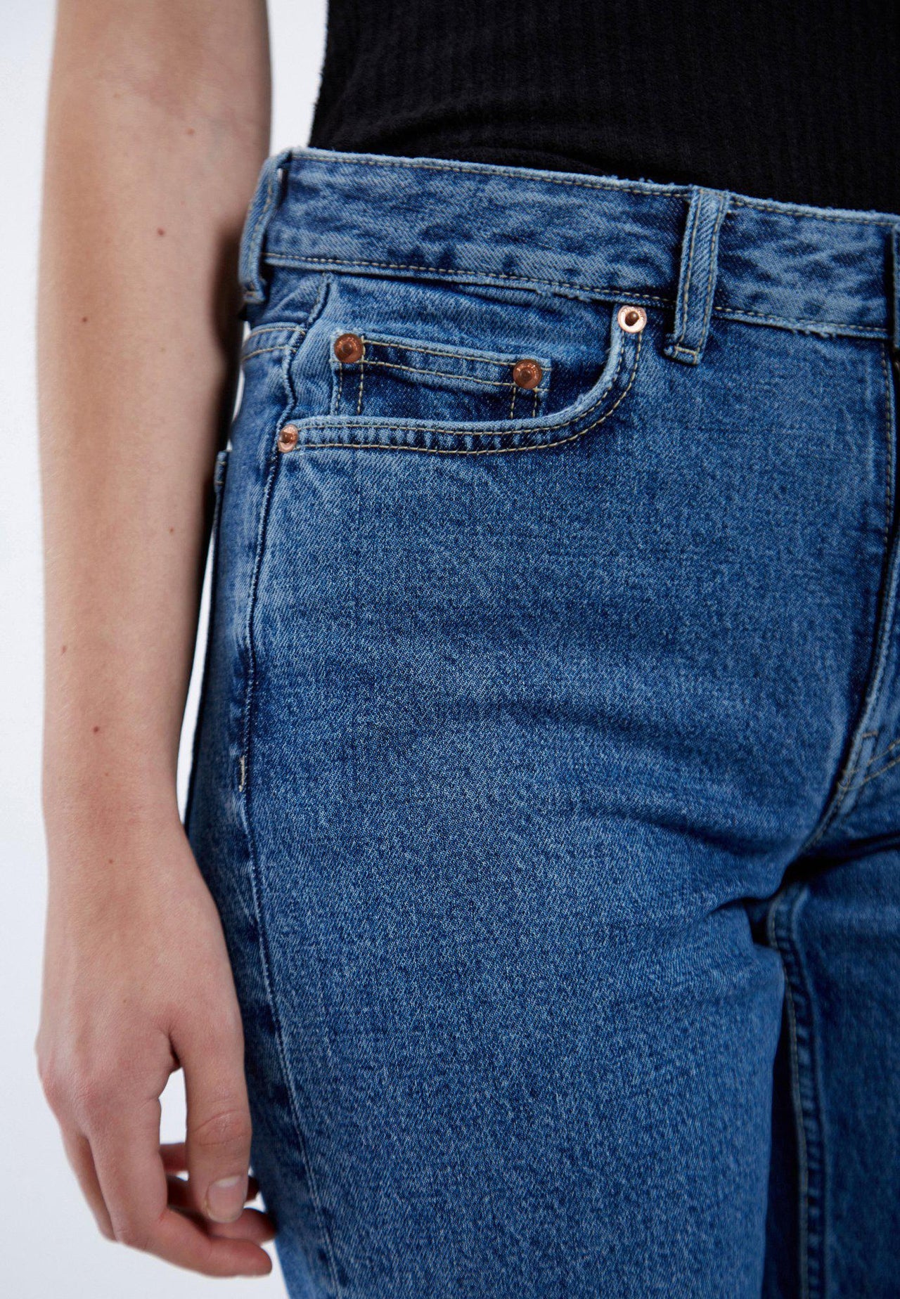 Vaqueros rectos Arch - bay mid retro - Imagen 6