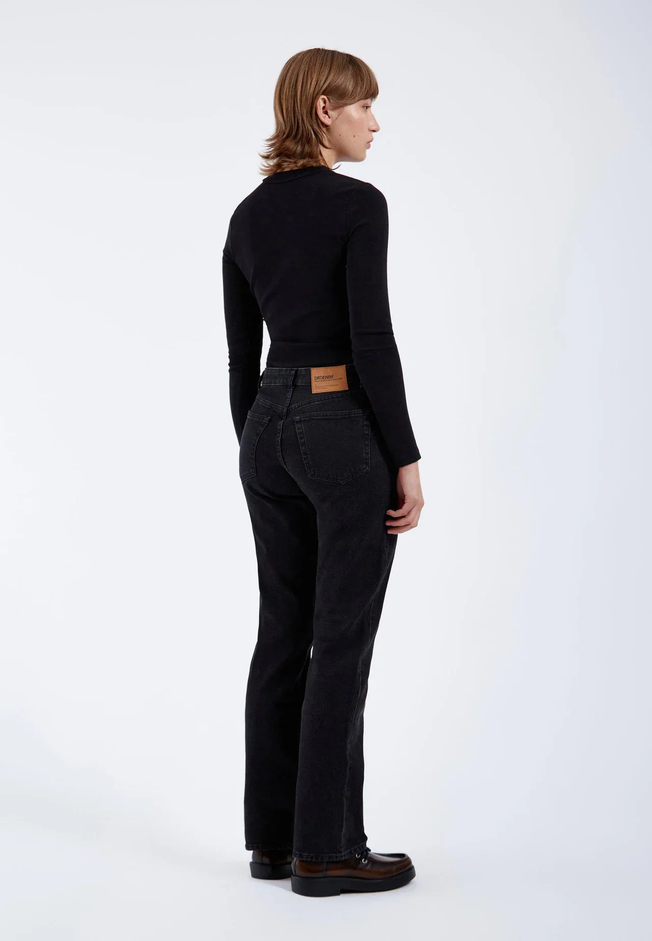 Vaqueros rectos Arch - tar black used - Imagen 3