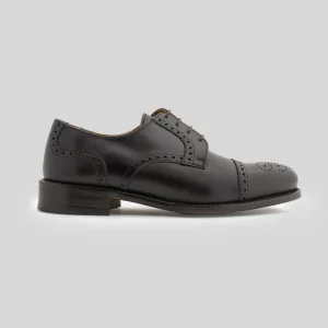 Zapato derby brogue marrón