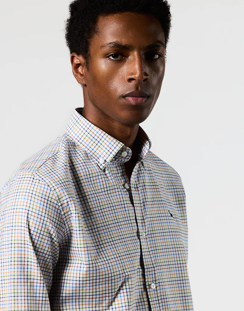 Camisa oxford cuadro multicolor - Imagen 4