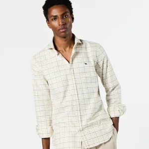 Camisa Italia cuadros harrys camel