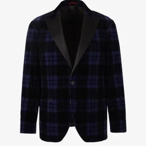 Americana Terciopelo Estampada