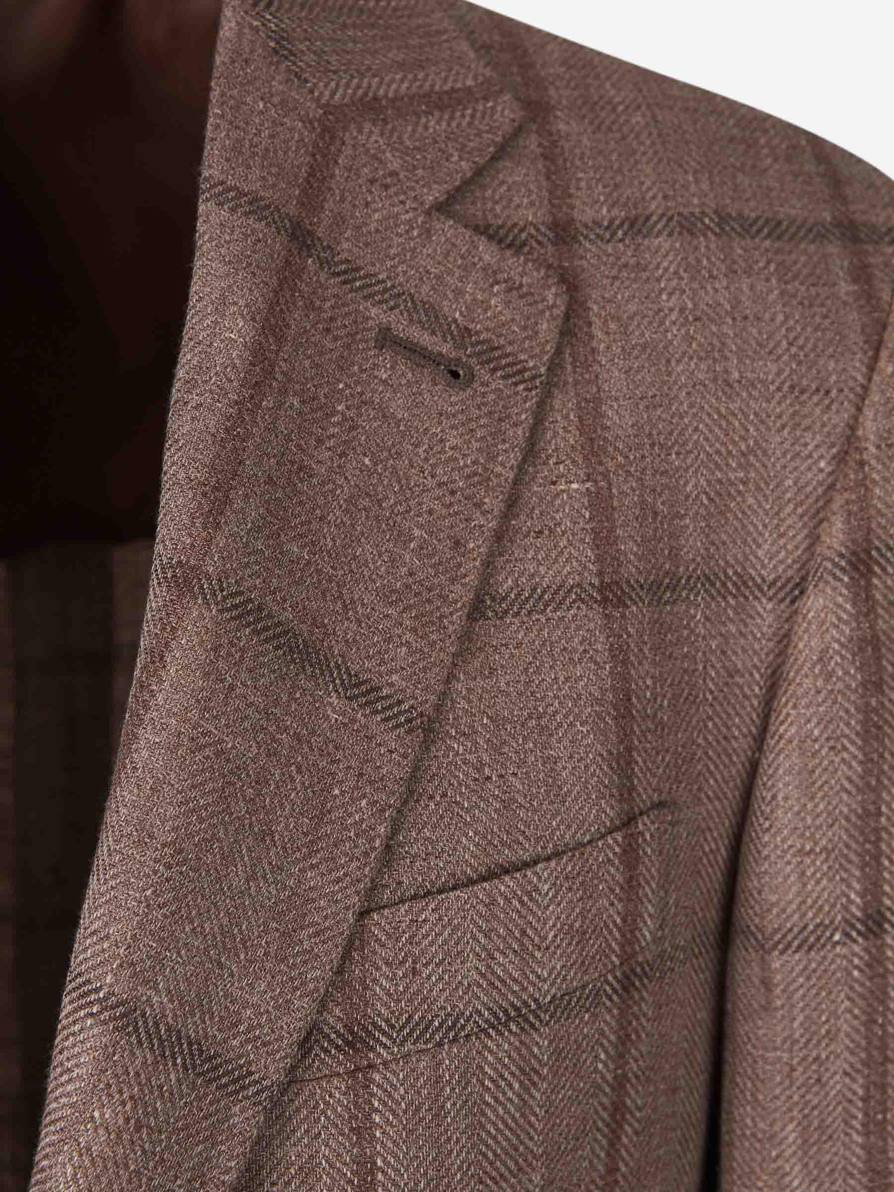 Americana Cuadros Lino - Imagen 3