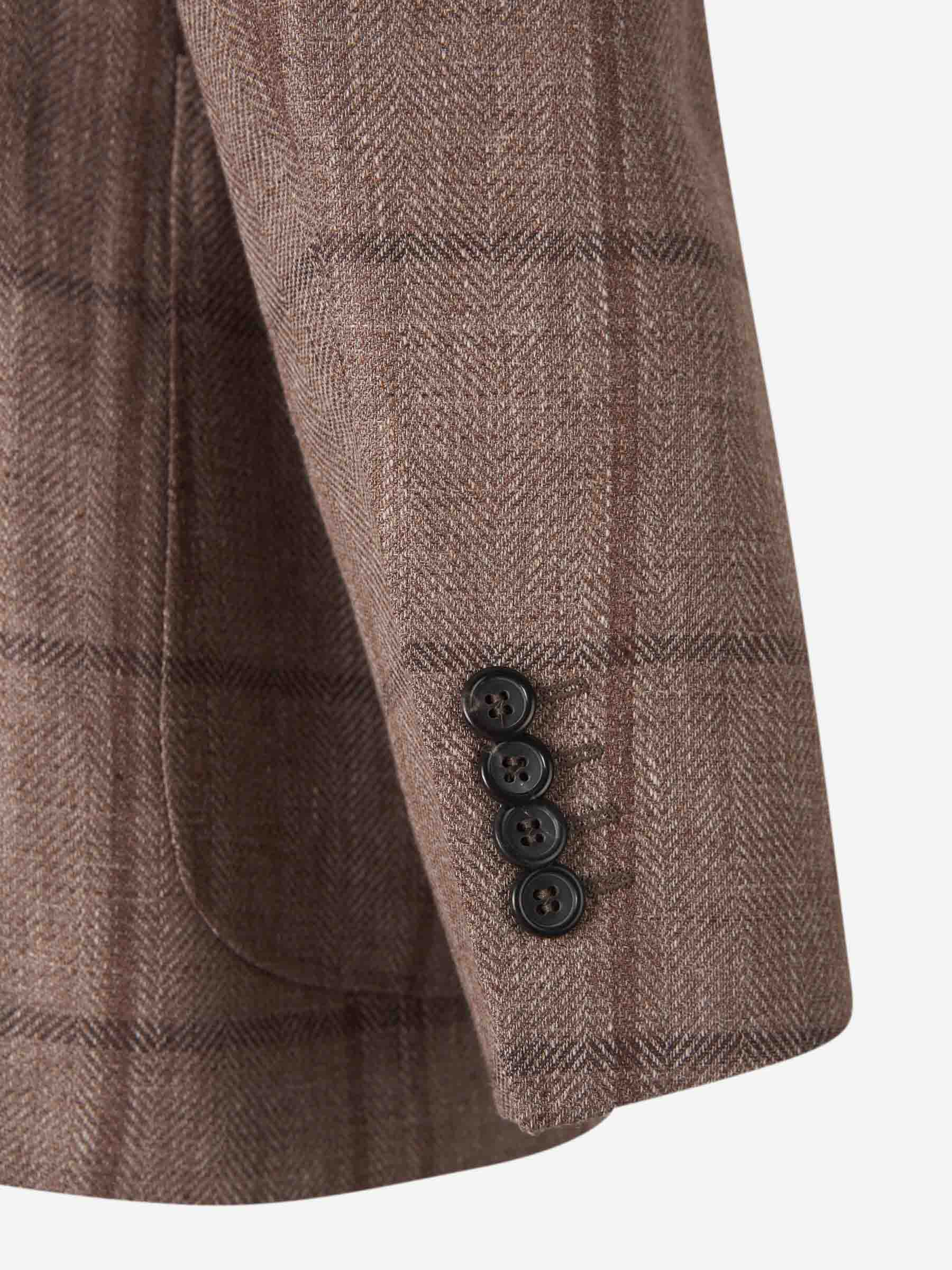 Americana Cuadros Lino - Imagen 5