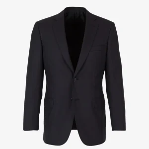 Traje de lana Herringbone