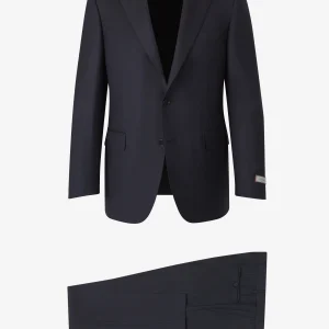 Traje Motivo Rayas Lana