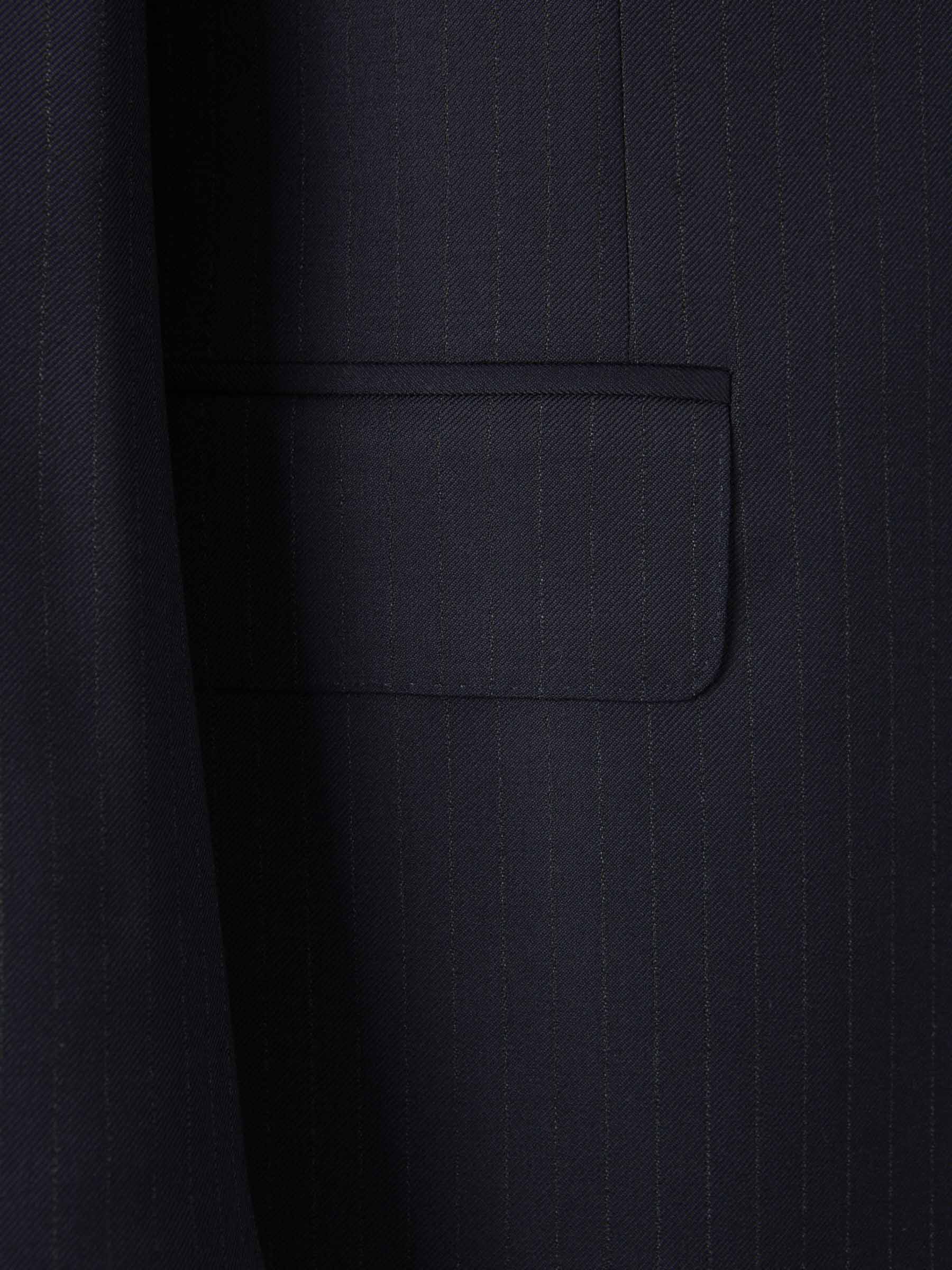 Traje Motivo Rayas Lana - Imagen 4