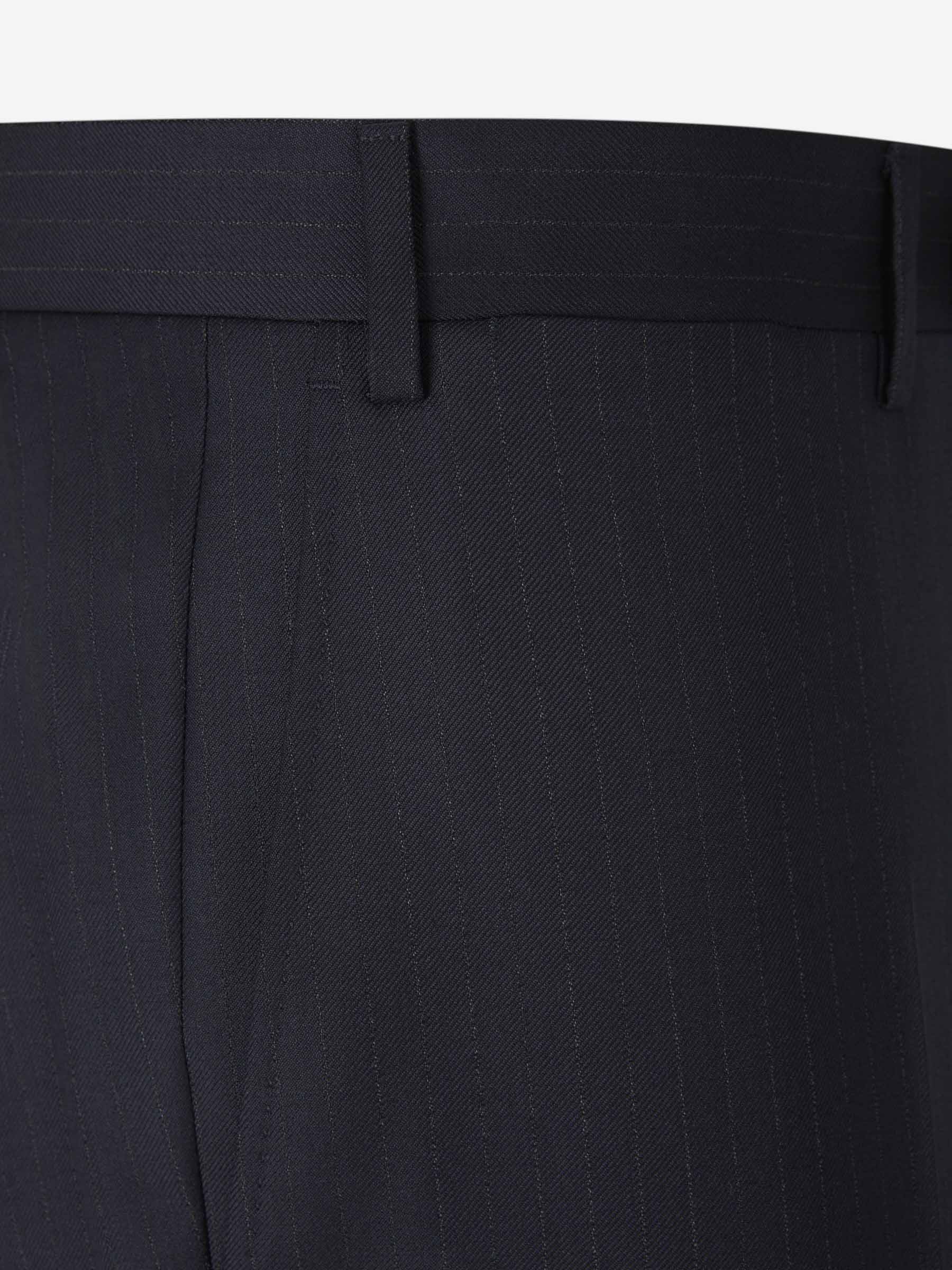 Traje Motivo Rayas Lana - Imagen 8