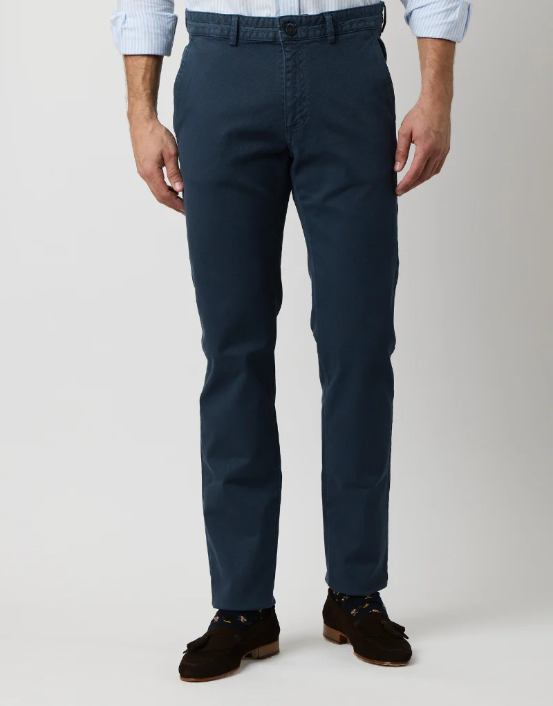 Pantalón sport estructura azul marino - Imagen 4