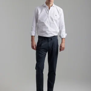 Pantalón chino dos pinzas azul marino