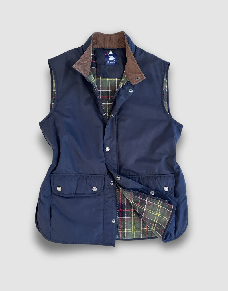 Chaleco microfibra azul marino