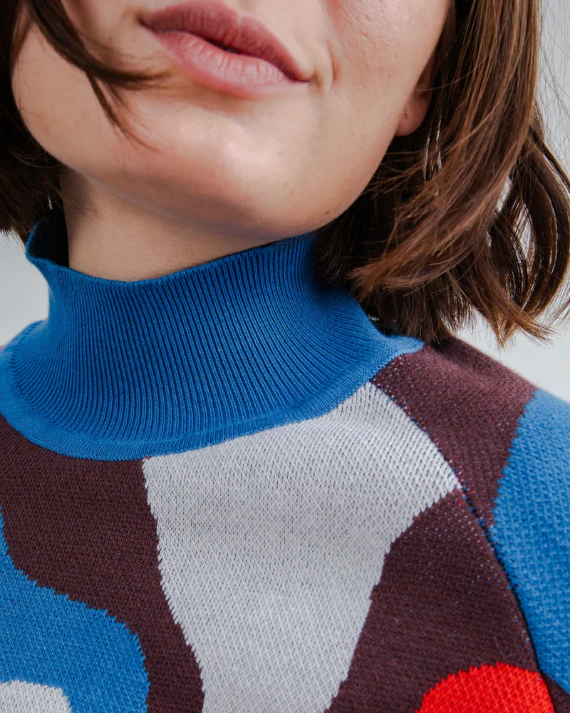 Jersey Corto Jacquard Sobremesa - Imagen 6