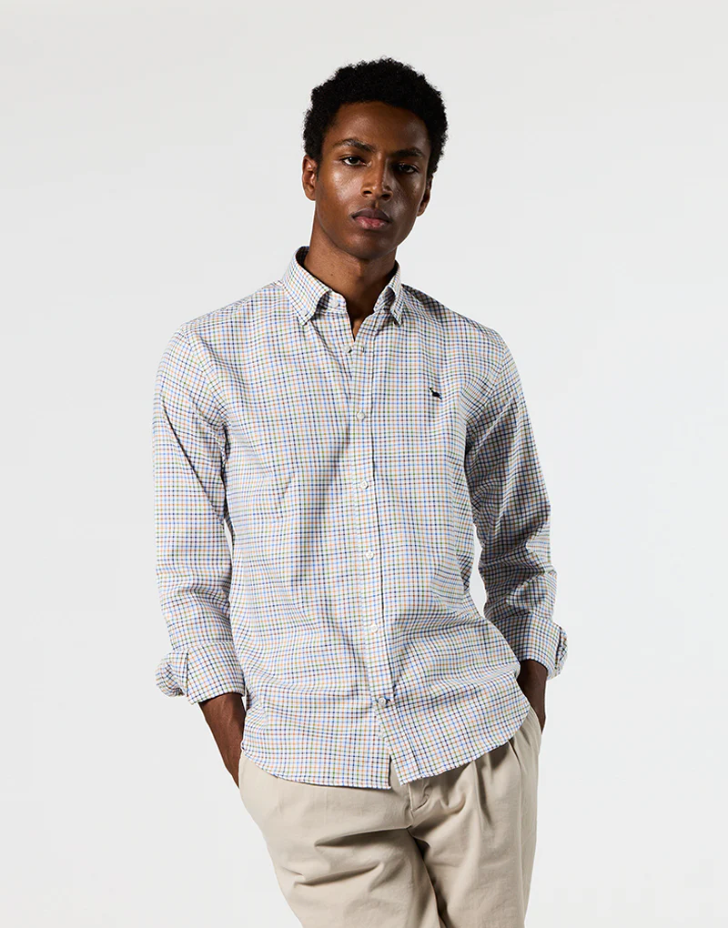 Camisa oxford cuadro multicolor