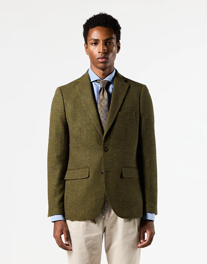 Americana verde clara espigas