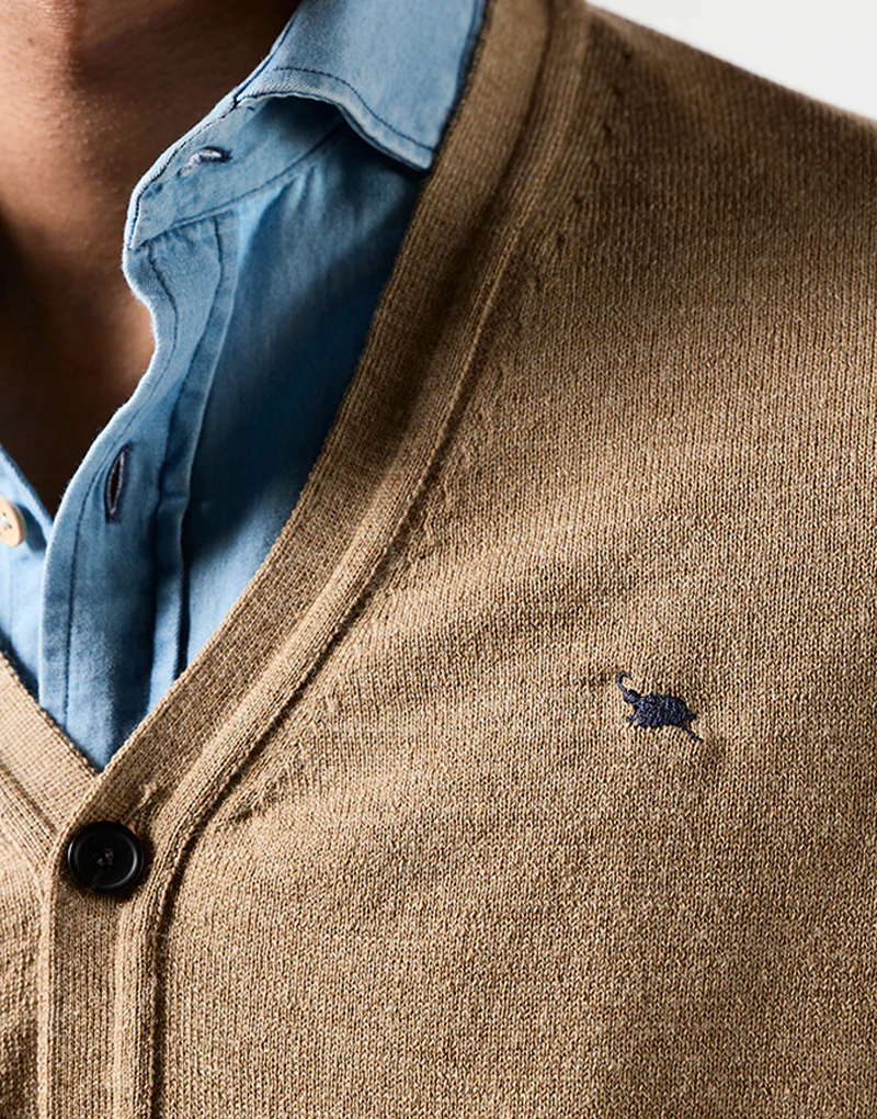 Cardigan basic camel - Imagen 5