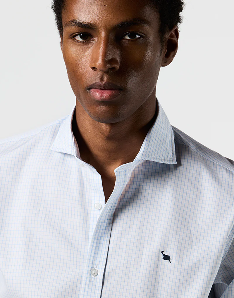 Camisa cuadrito azul