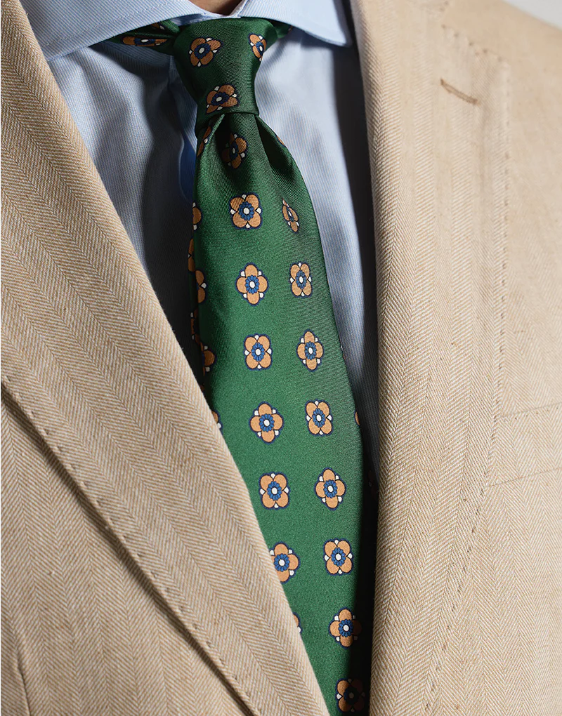 Americana lino espigas beige - Imagen 7