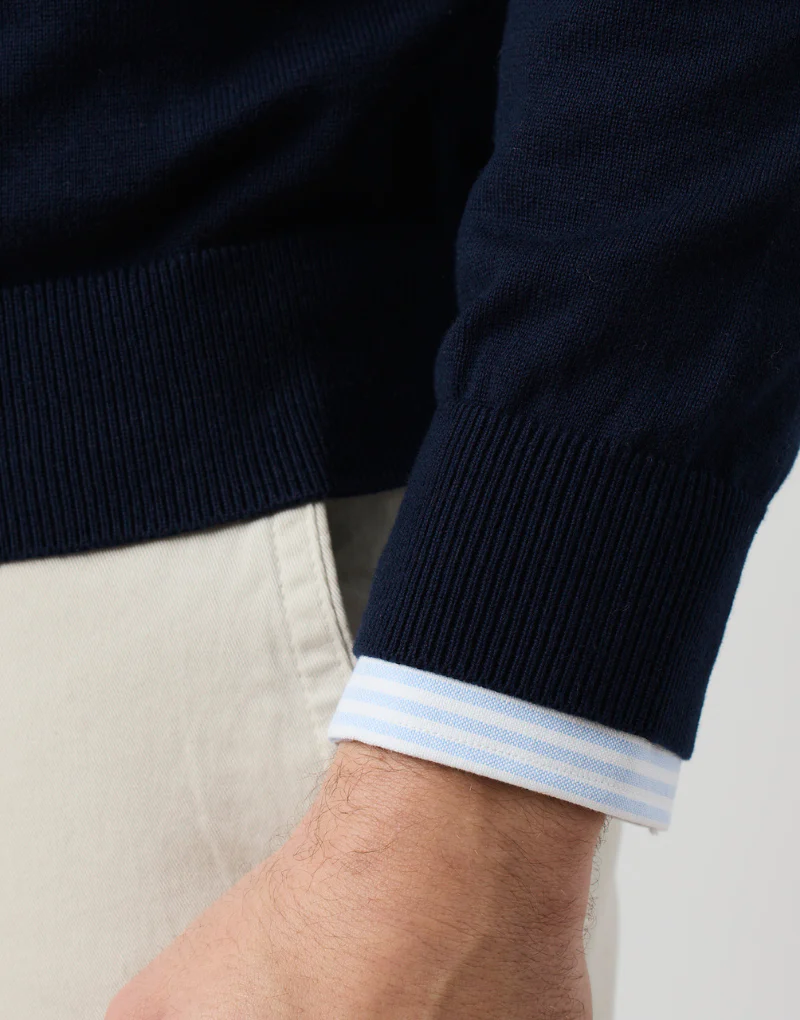 Jersey algodón fine pico azul marino - Imagen 5