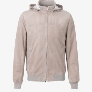 Cazadora Capucha Ante