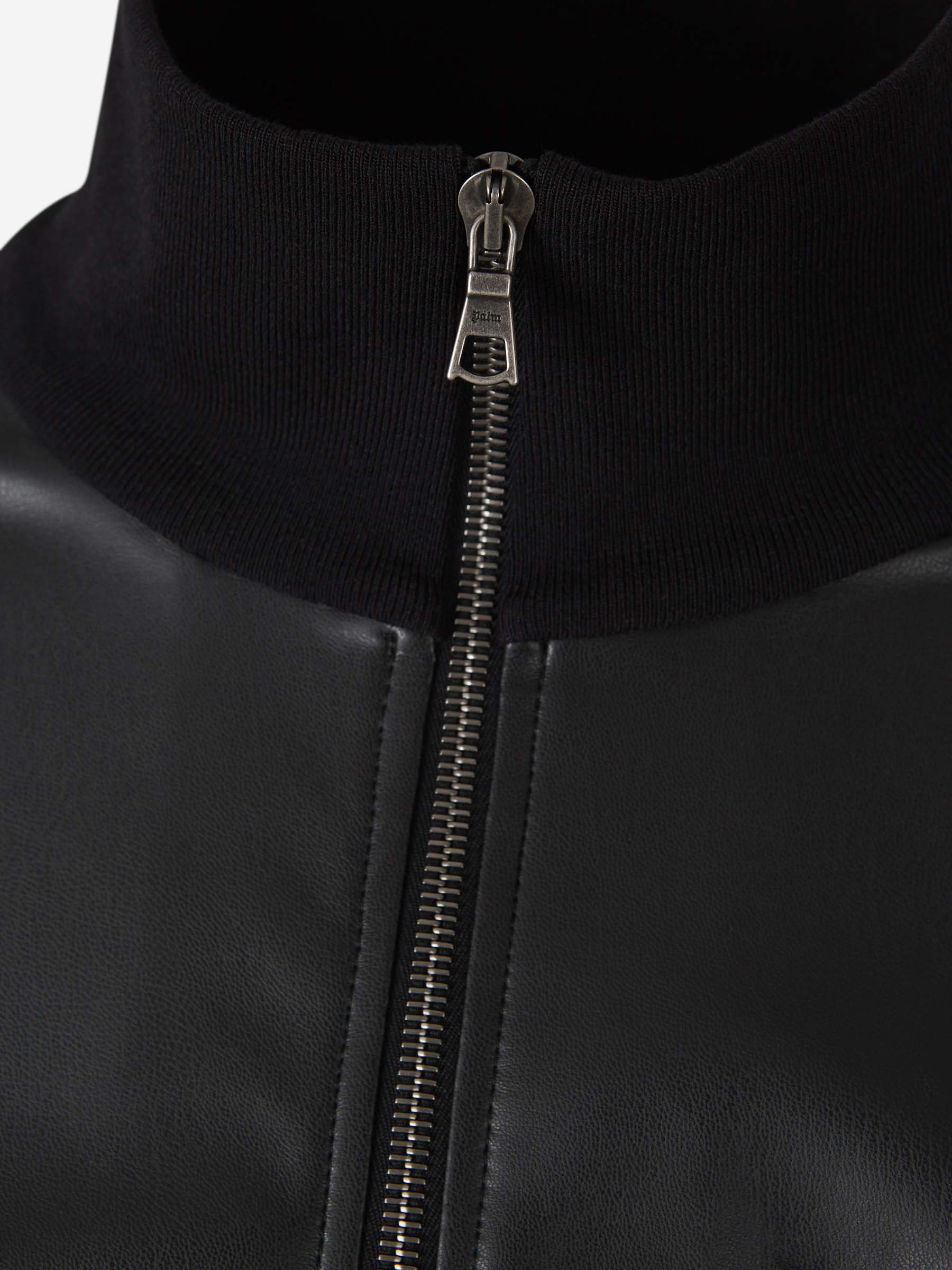 Chaqueta Franjas Logo Piel - Imagen 4