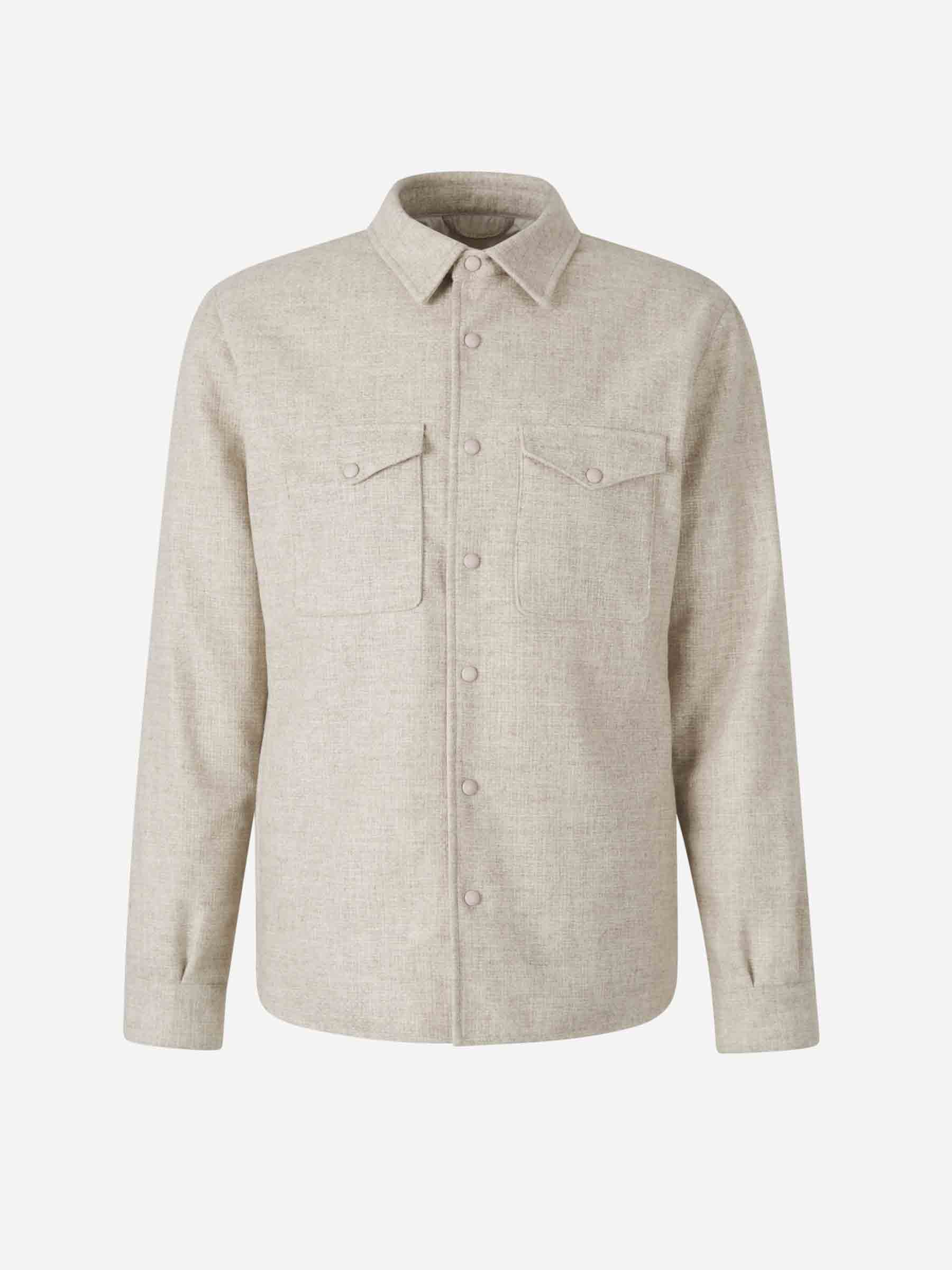 Cazadora Botones Lana