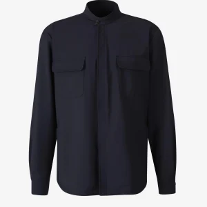 Sobrecamisa Bolsillos Lana