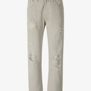 Jeans Straight Algodón