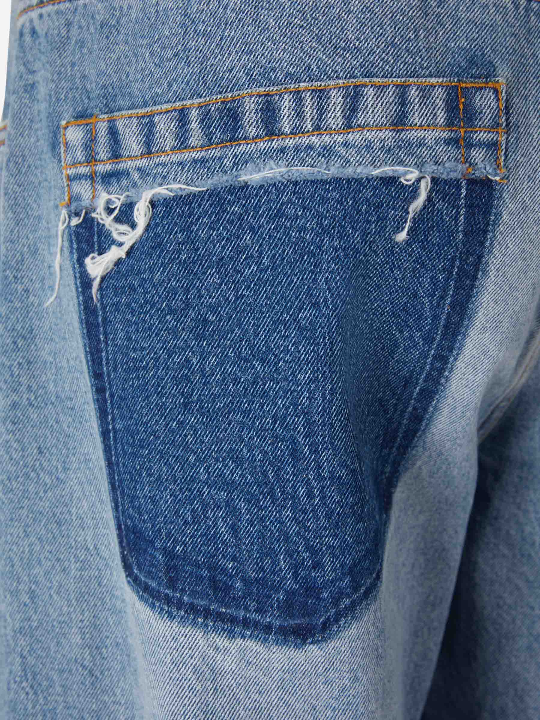 Jeans Wide Leg Algodón - Imagen 4