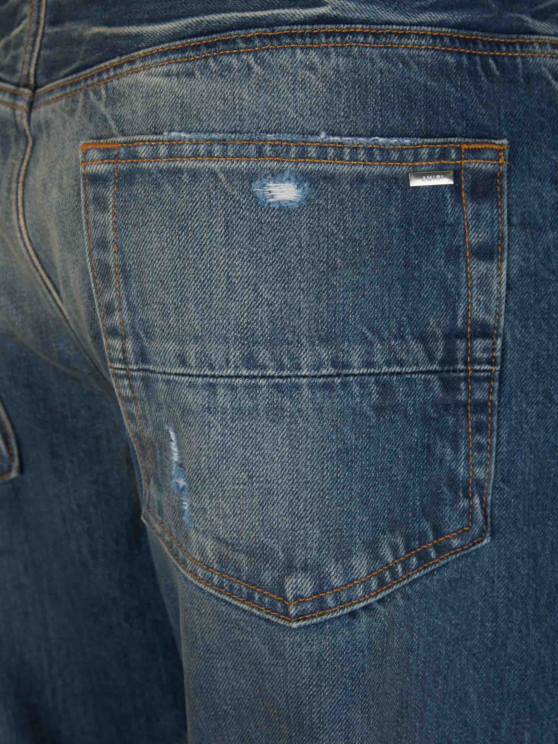 Jeans Straight Desgastados - Imagen 3