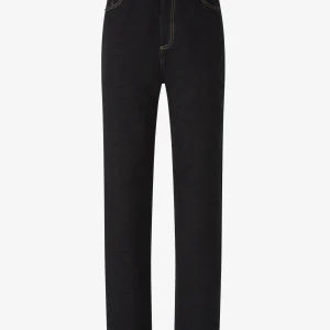 Jeans Wide Leg Jacquard