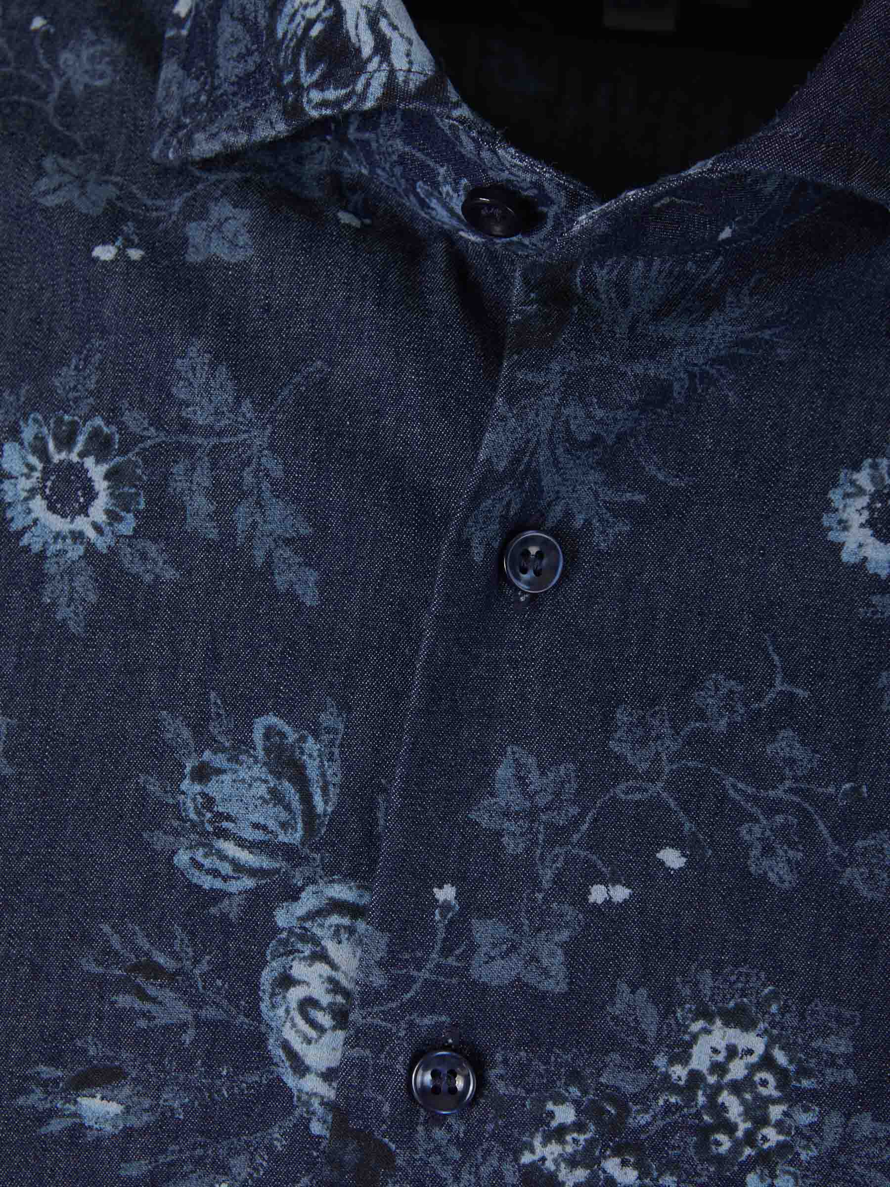 Camisa Denim Floral - Imagen 7