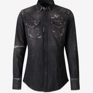 Camisa Efecto Desgastado