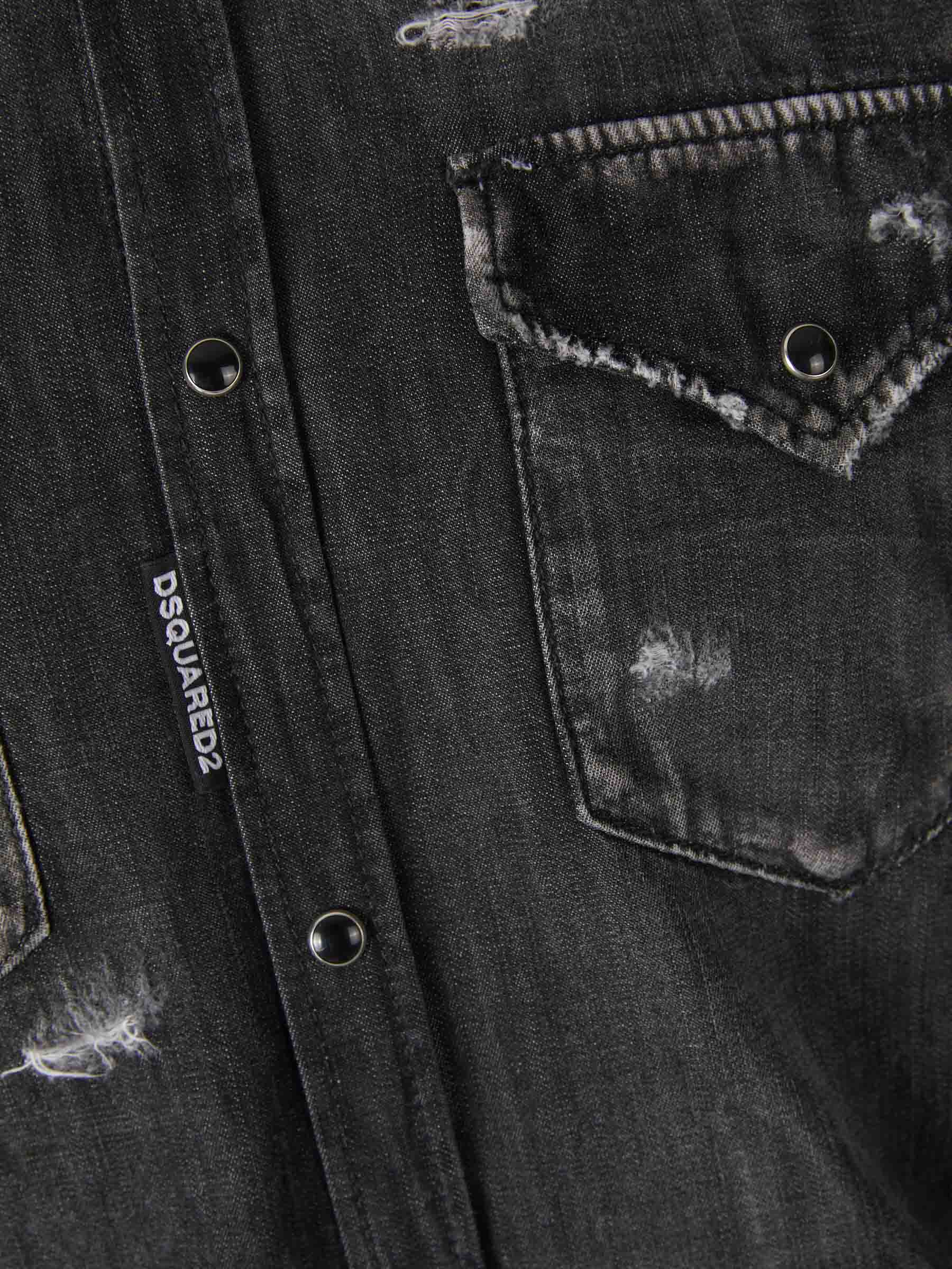 Camisa Efecto Desgastado - Imagen 3